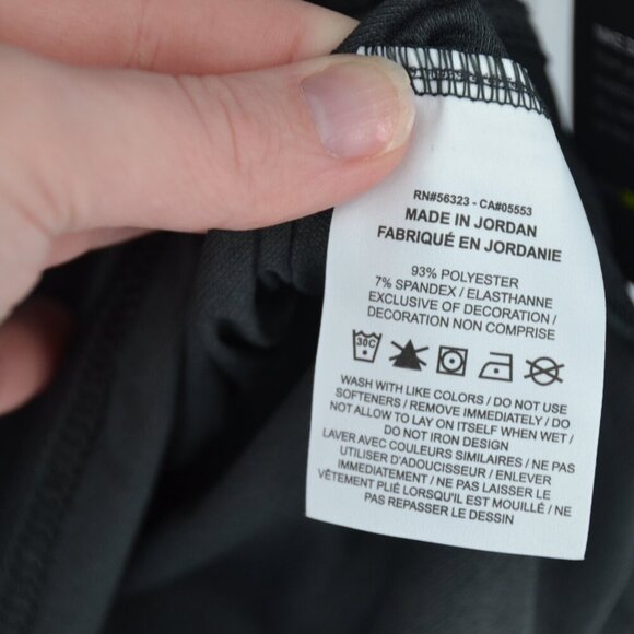 NEW Nike Hyper Dry Short Sleeve T-Shirt Black Men's L Graphic Print Crewneck - Picture 7 of 8